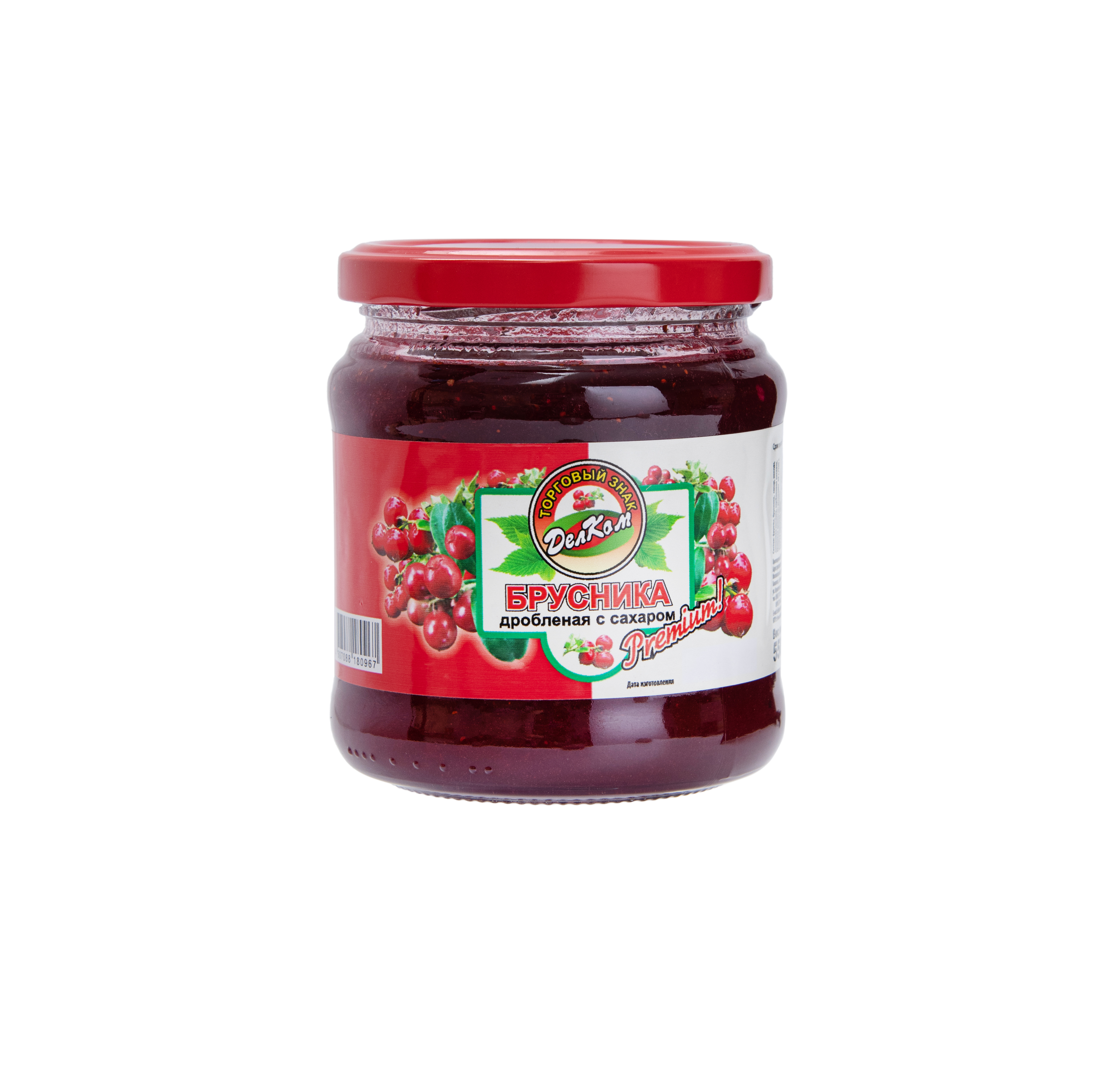 Брусника дробленая с сахаром