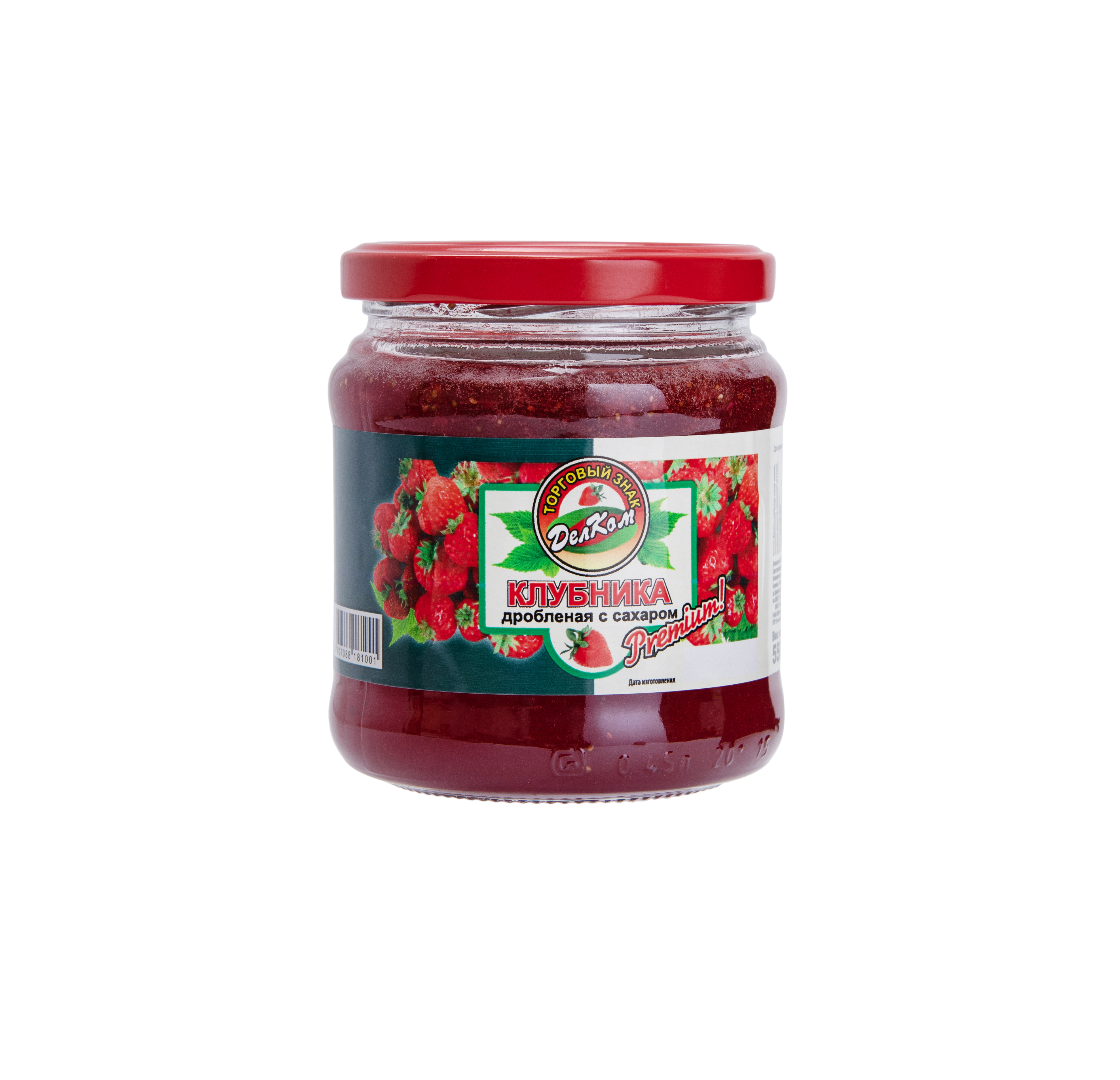 Клубника дробленая с сахаром