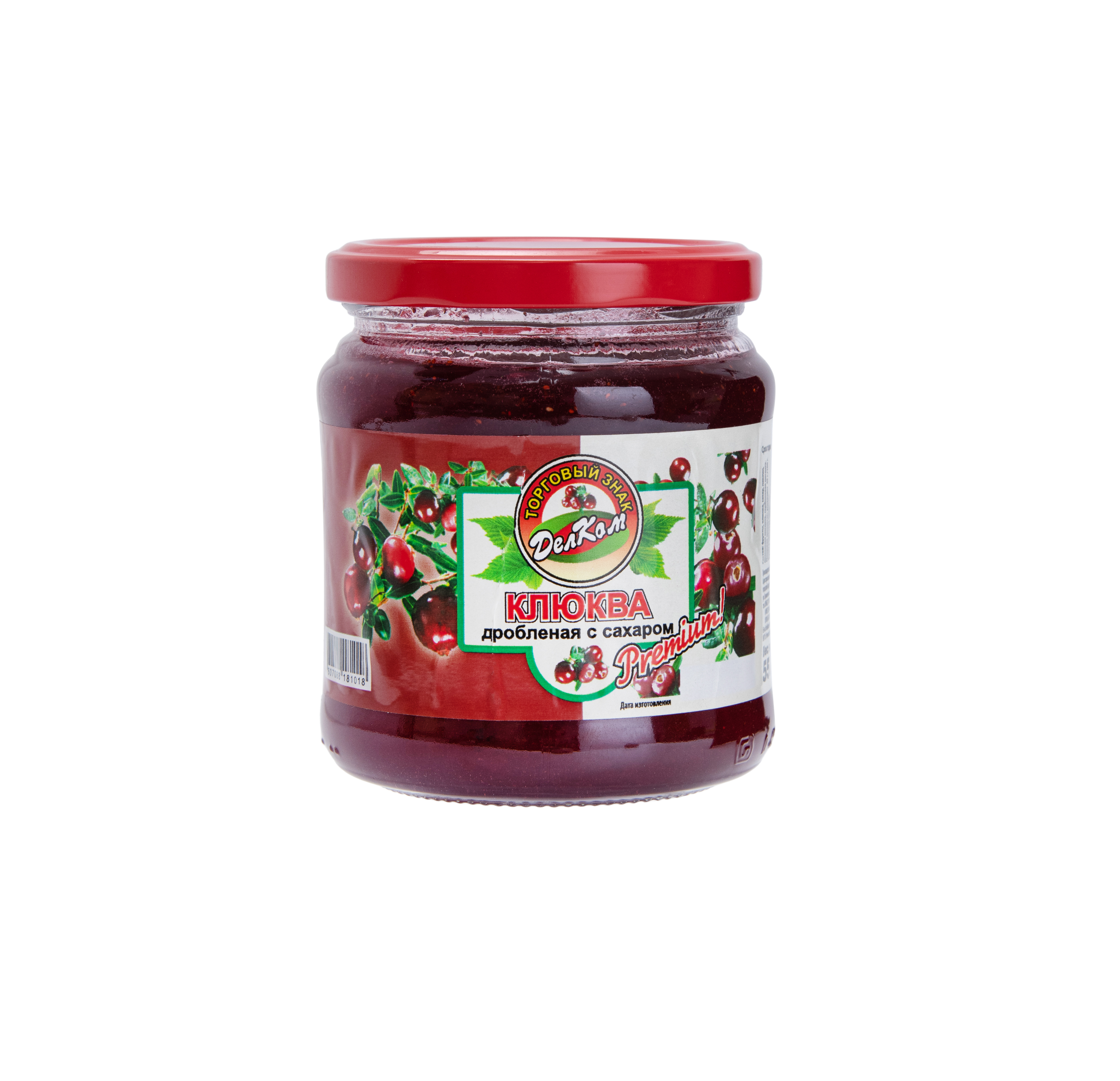 Клюква дробленая с сахаром